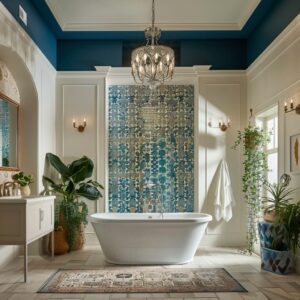 Trendy Bathroom Design Ideas With Accent Walls
