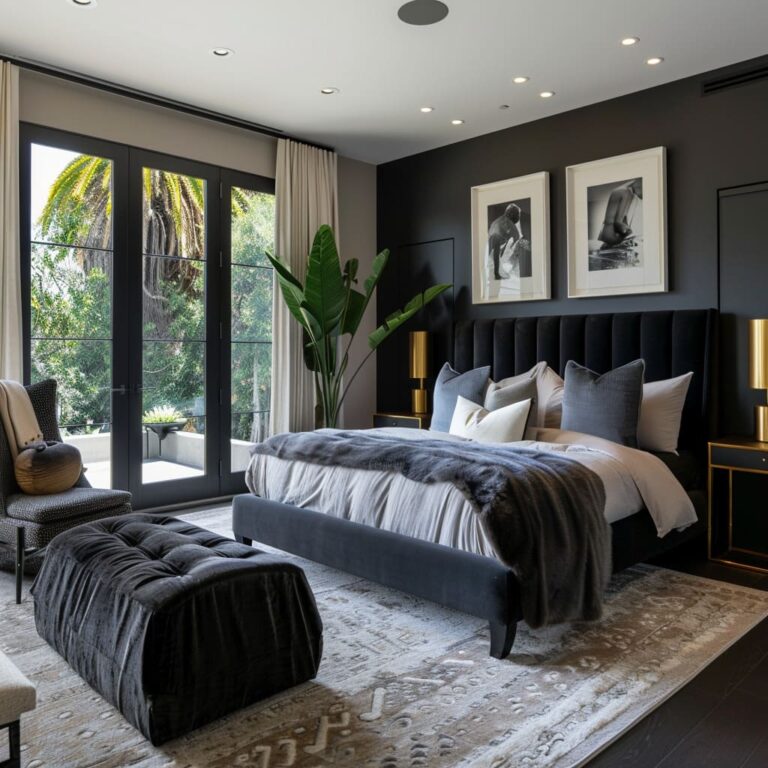 How to Style a Black Bedroom: Decor Ideas for a Bold Space