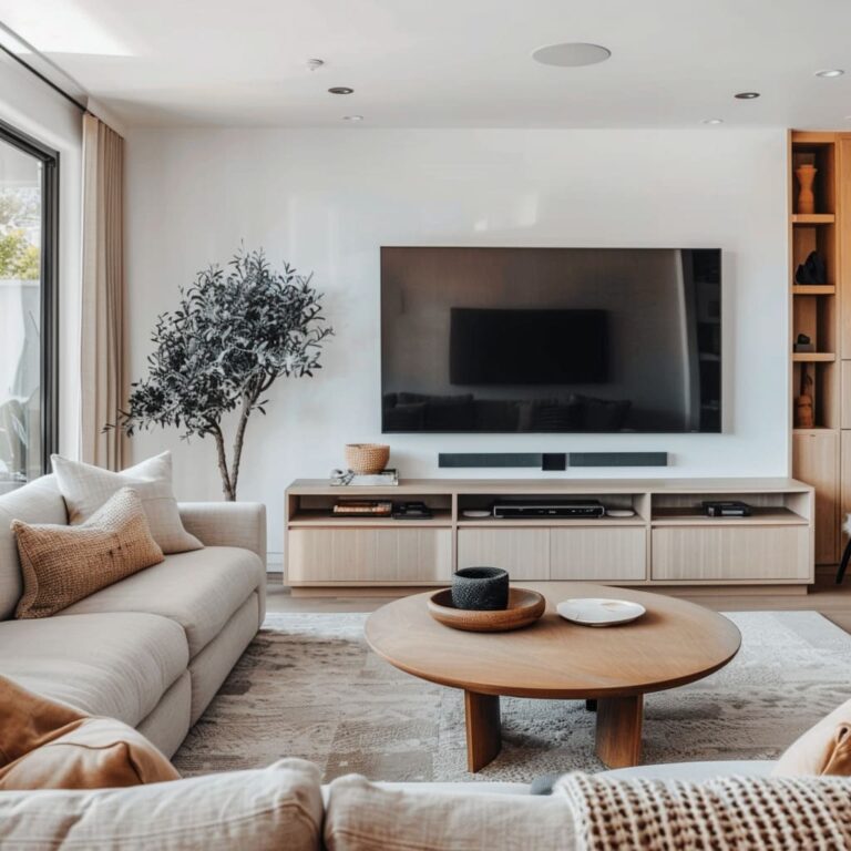 Small House Living Room Ideas with TV for Modern Homes