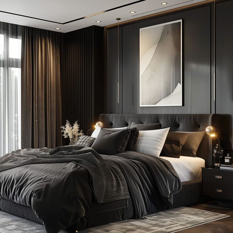 How to Style a Black Bedroom: Decor Ideas for a Bold Space