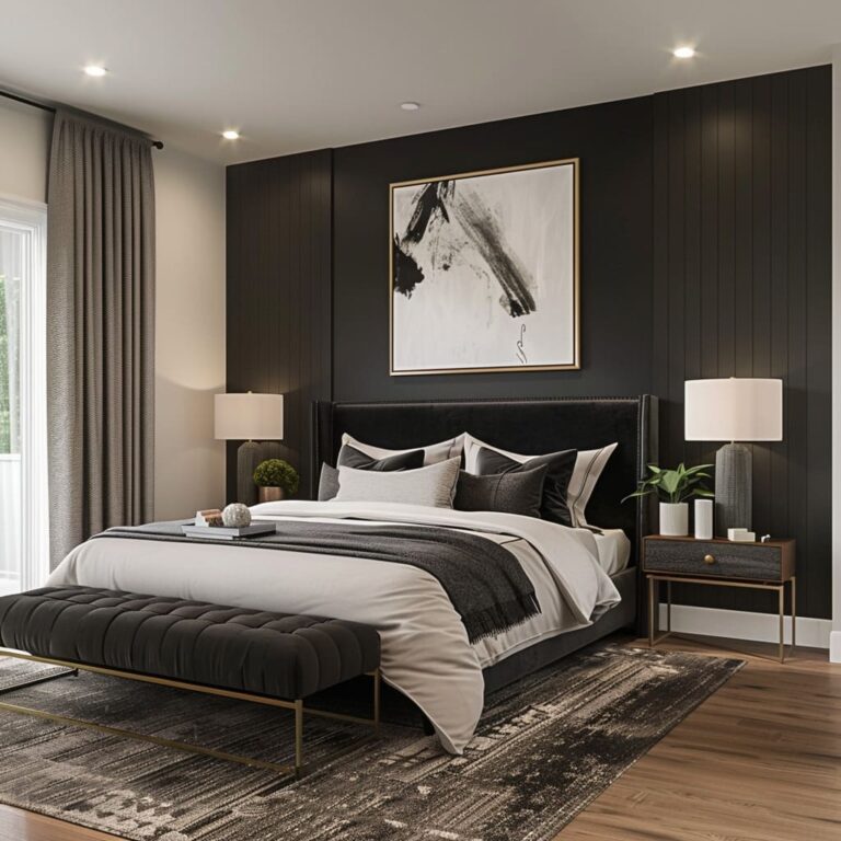 How to Style a Black Bedroom: Decor Ideas for a Bold Space