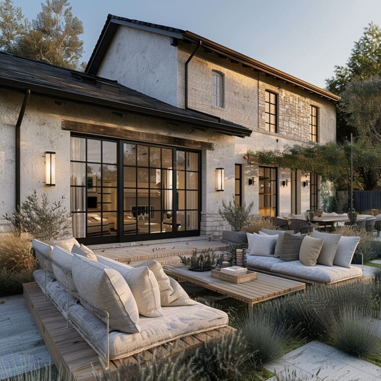 So Cozy Farmhouse Style Backyard Design Ideas for US Houses