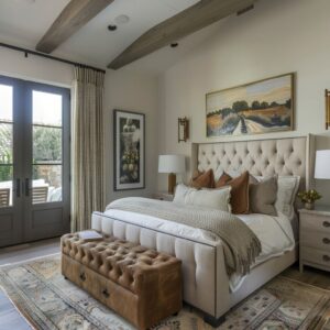 Modern Rustic Farmhouse Master Bedroom Design Ideas