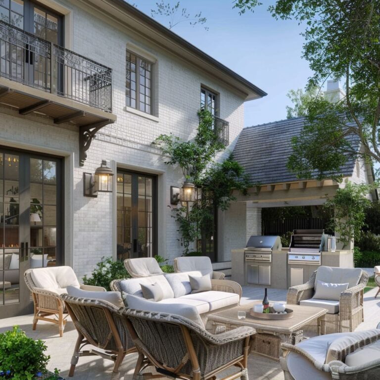 So Cozy Farmhouse Style Backyard Design Ideas for US Houses