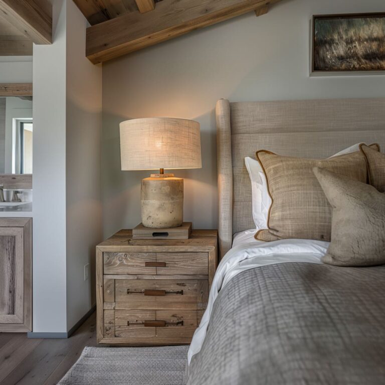 Modern Rustic Farmhouse Master Bedroom Design Ideas