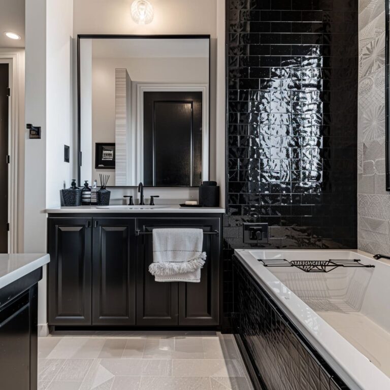 Top Black and White Bathroom Design & Decor Ideas for a Modern Home ...