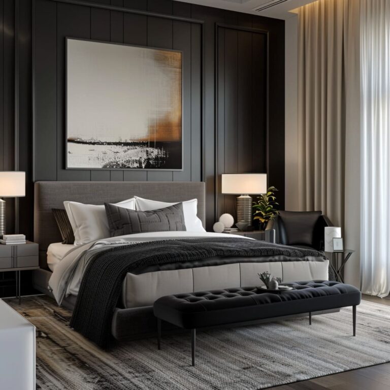 How to Style a Black Bedroom: Decor Ideas for a Bold Space