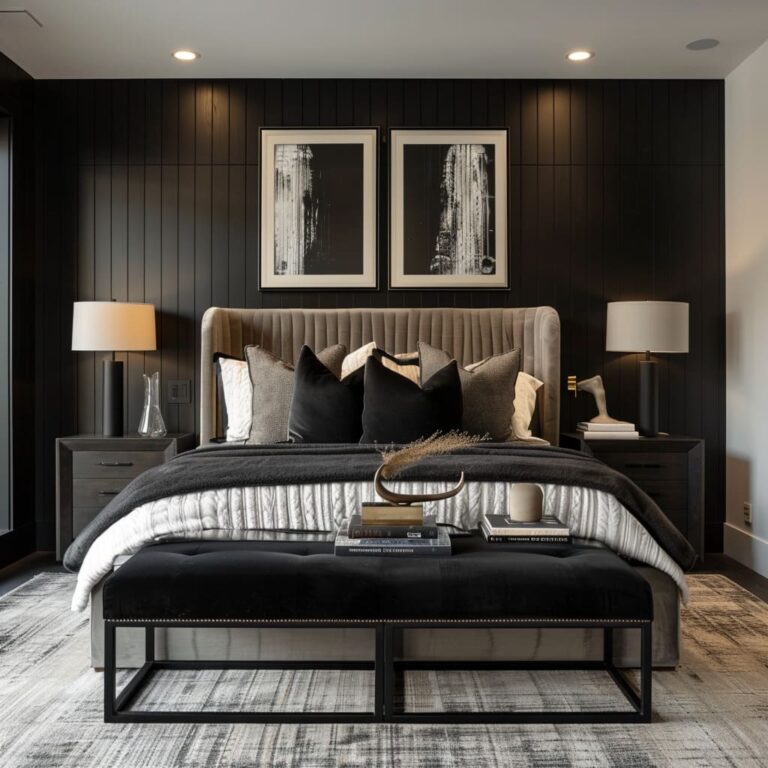 How to Style a Black Bedroom: Decor Ideas for a Bold Space