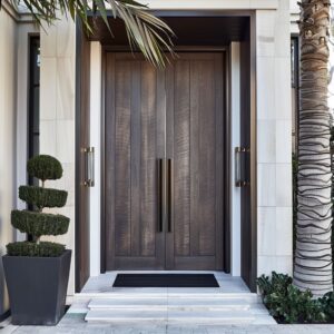 The weatherproof entryways withstand harsh elements with ease