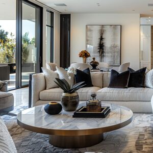 Modern Luxury Living Room Design with High-End Designer Home Decoration Ideas