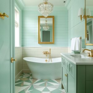 How to Upgrade a Typical Bathroom with Art Deco Ideas | FH