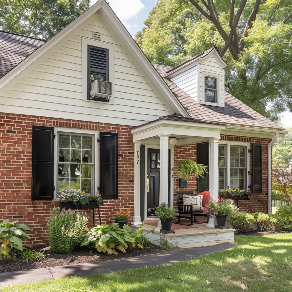 A charming bricks house