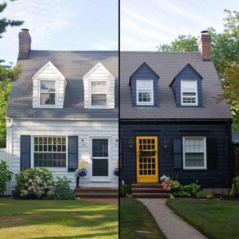 Before & After: Low-Budget Ideas to Refresh Home’s Exterior - Budget Home Exterior Eco Renovations