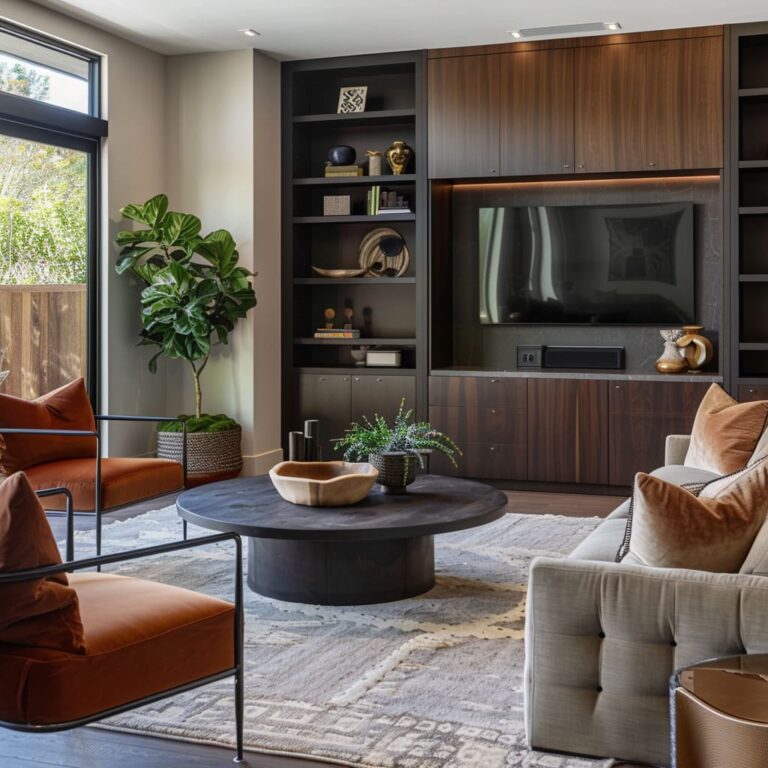 From Espresso to Mocha-Inspired Shades for Living Rooms | FH