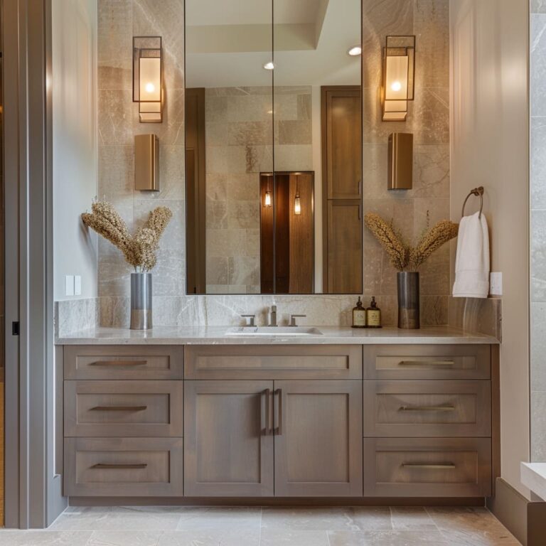 Elegant Master Bathroom Ideas in Luxury Transitional Style