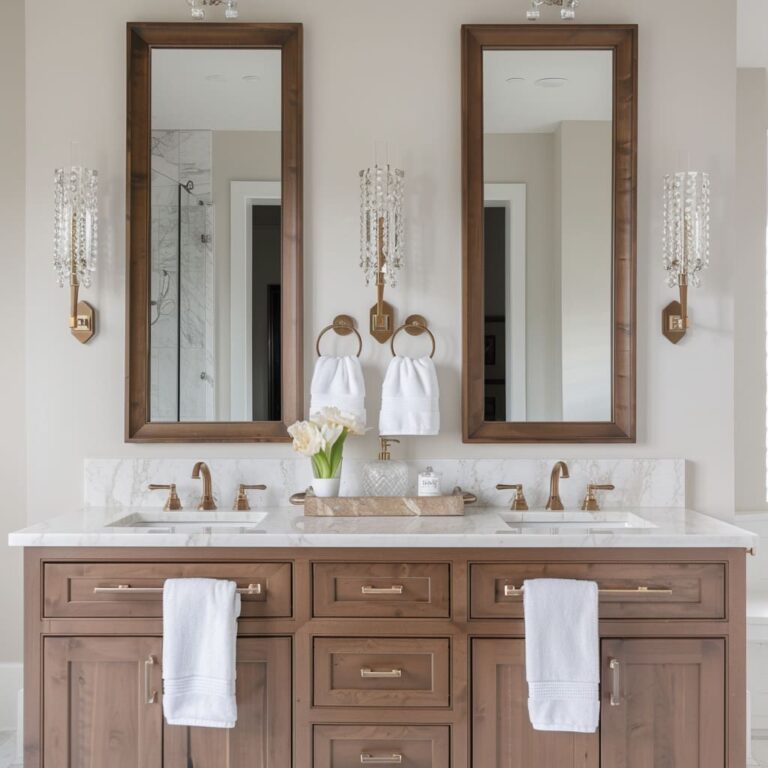 Elegant Master Bathroom Ideas in Luxury Transitional Style