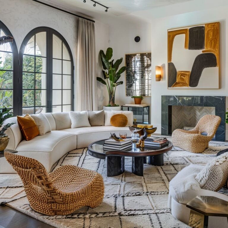 Supremely Stylish Living Room Ideas with Rattan Furniture