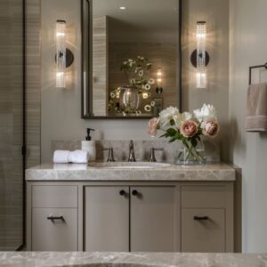 Elegant Master Bathroom Ideas in Luxury Transitional Style