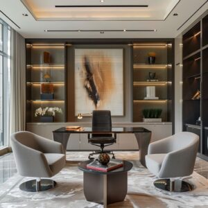 The Latest Trends in Modern Luxury CEO Office Design | FH