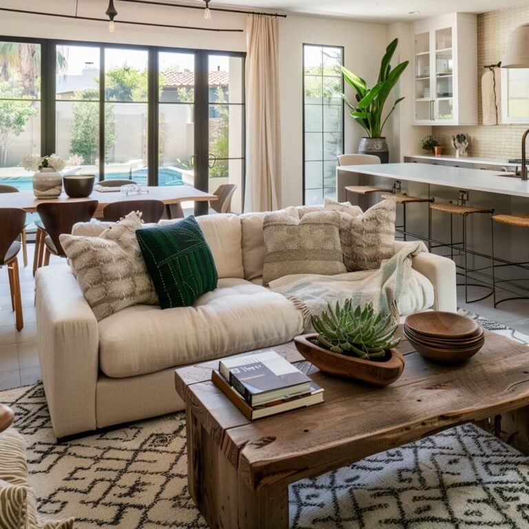 Harmonious Living Design: Modern Elegance and Natural Warmth
