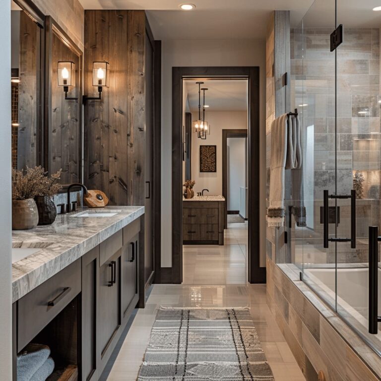 Why Luxurious Rustic Master Bathrooms Are Trending in the US