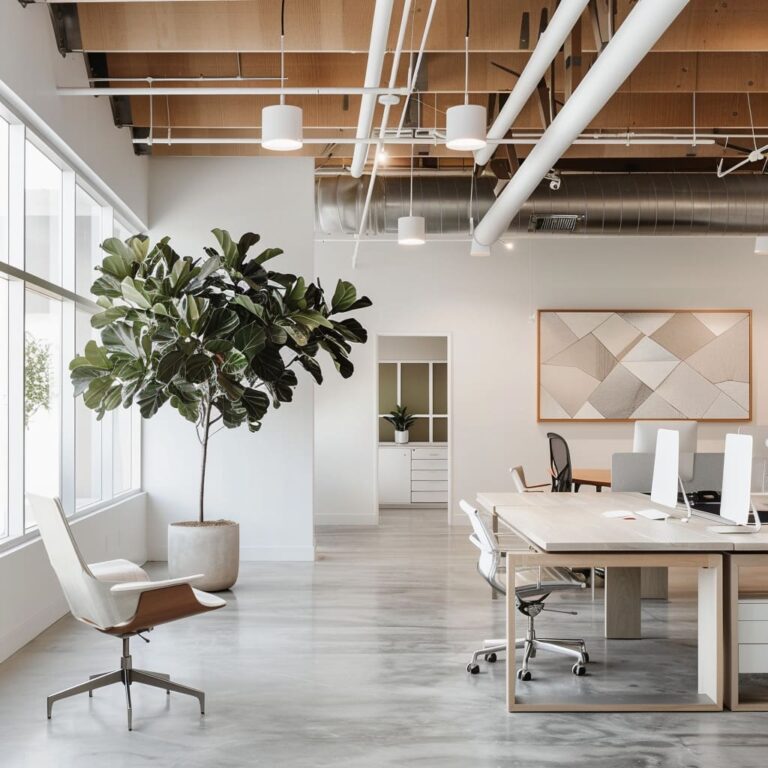 Beautiful view of Danish Minimalist Office Space Ideas