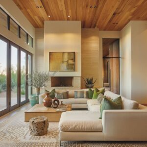 Harmonious Living Design: Modern Elegance and Natural Warmth