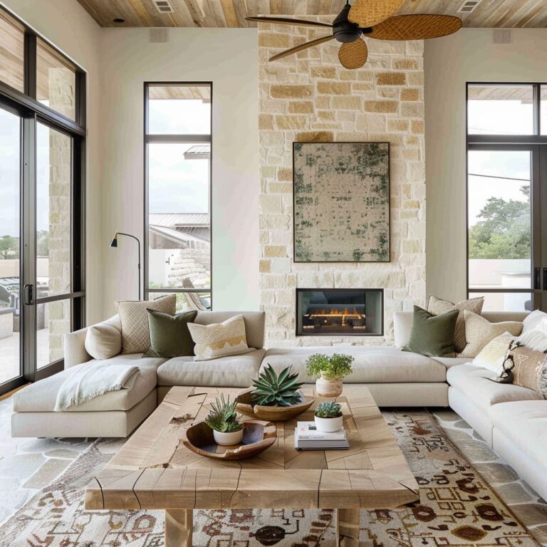 Harmonious Living Design: Modern Elegance and Natural Warmth