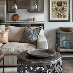 Create a Modern Farmhouse Living Room with Custom Metal Furnishings