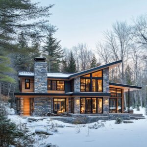 Modern Mountain Homes: Where Sleek Design Meets Rugged Landscapes