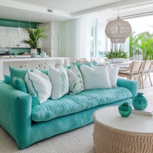 Teal Living Room Ideas: How to Use This Trendy Color in Your Home