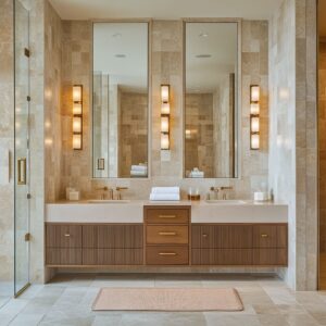 Brown Bathroom Design Ideas: Fresh and Modern with a Touch of Trendy Colors