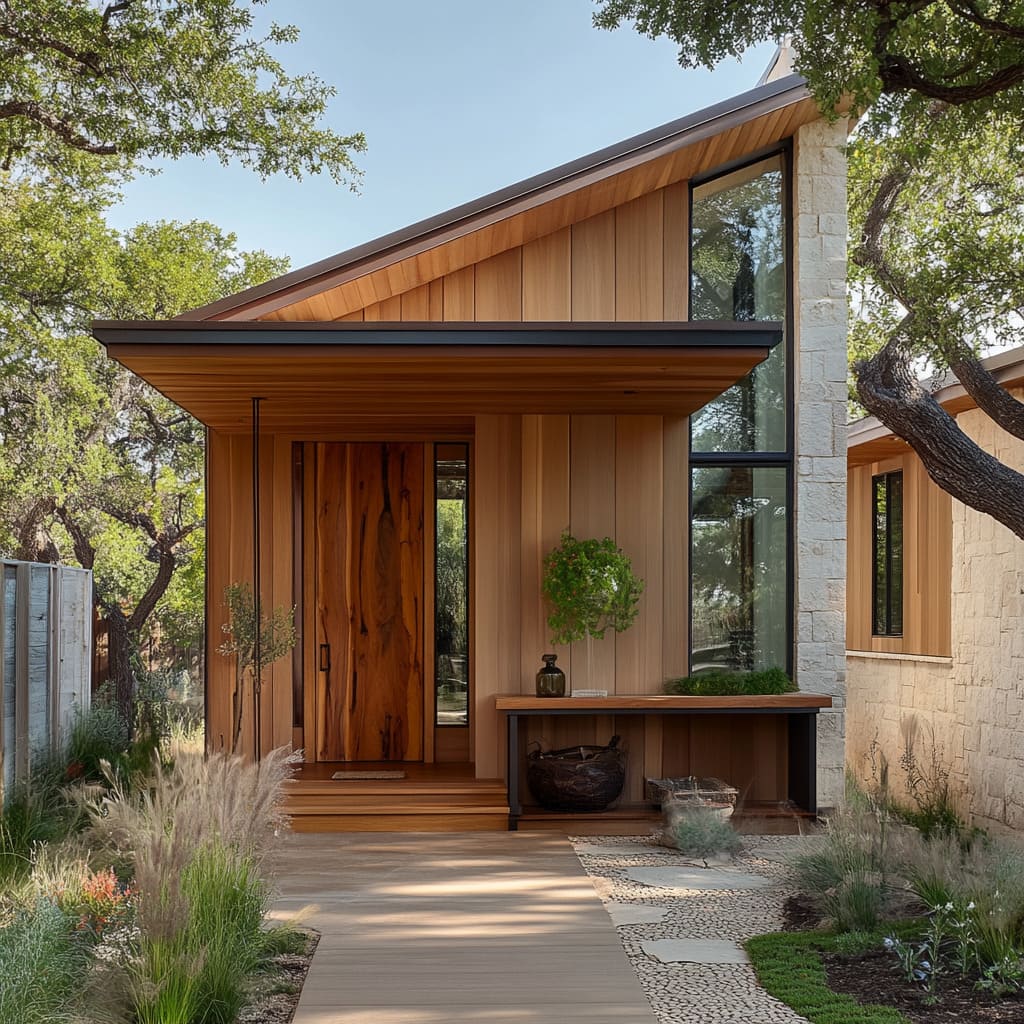 This imaginative cottage showcases a minimalist approach to design, with uncluttered lines and a natural color palette.jpg