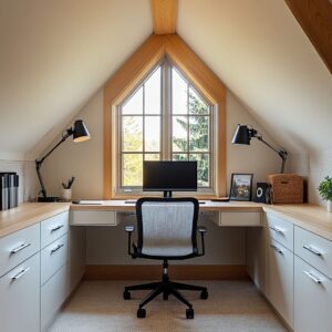 Attic Home Office Ideas: How to Convert Your Loft into a Productive Workspace