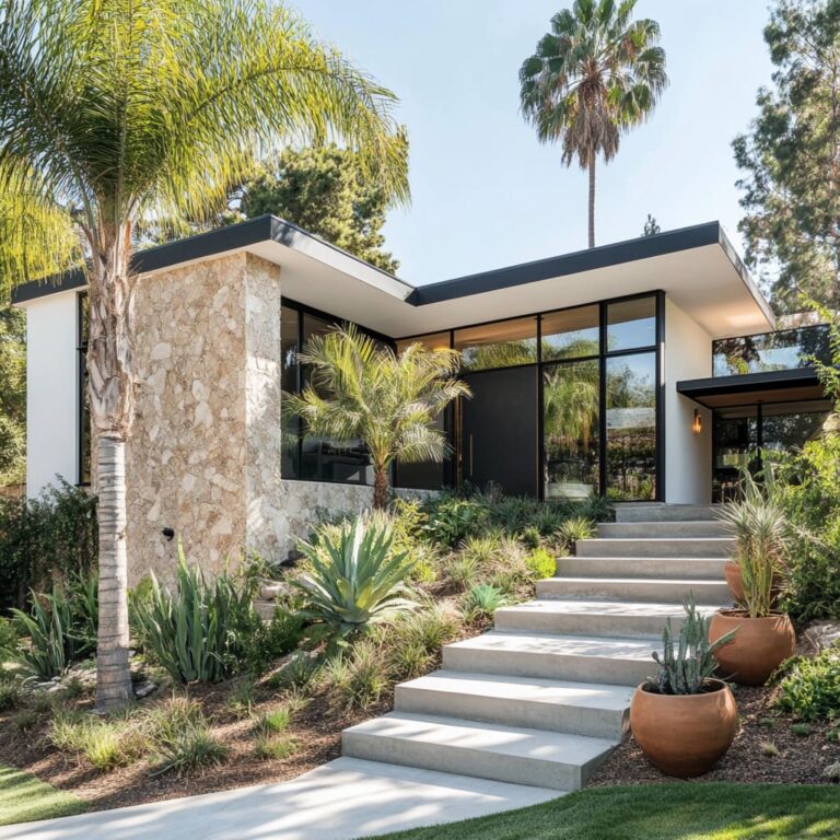 How to Design a Striking Modern Mid-Century House Exterior