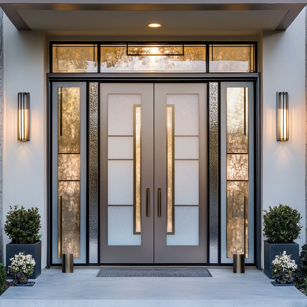Modern Glass Door Texture Flemish Glass A Modern Homage To Old World