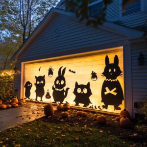 Simple Halloween Decorations for the Garage and Front Yard: Perfect for Family Fun