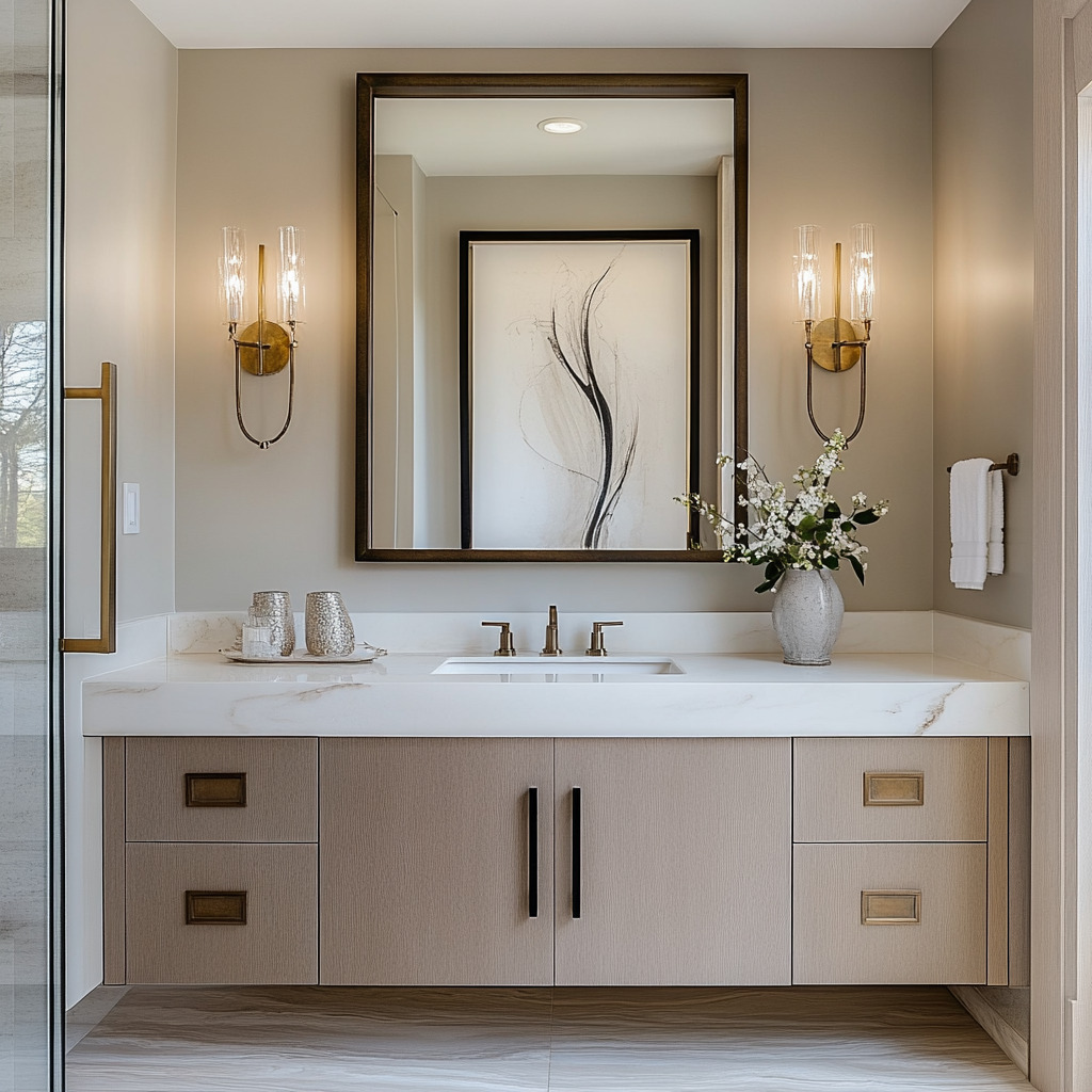 This quaint lavatory emphasizes a simplistic charm through the use of minimal decor and neutral colors.jpg