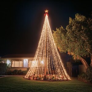 Show-Stopping Outdoor Christmas Tree Decorating Ideas: Creative and Modern Designs for Your Backyard