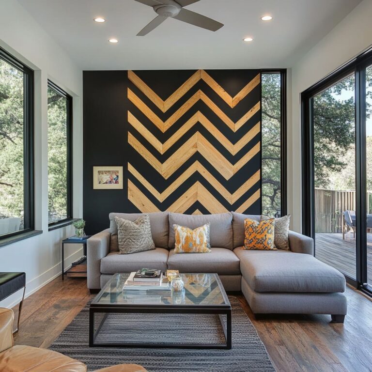 Stunning Black Accent Wall Ideas for Your Living Room