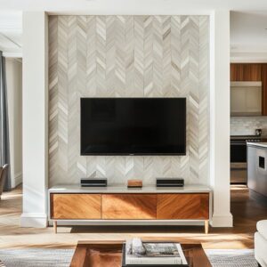 Accent Wall Ideas That Will Make Your Living Room TV Area Pop