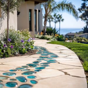 Trendy Sandstone Walkway Ideas for a Stunning Garden Path