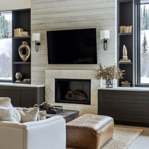 Shiplap TV Walls That Combine Modern Aesthetics with Rustic Warmth