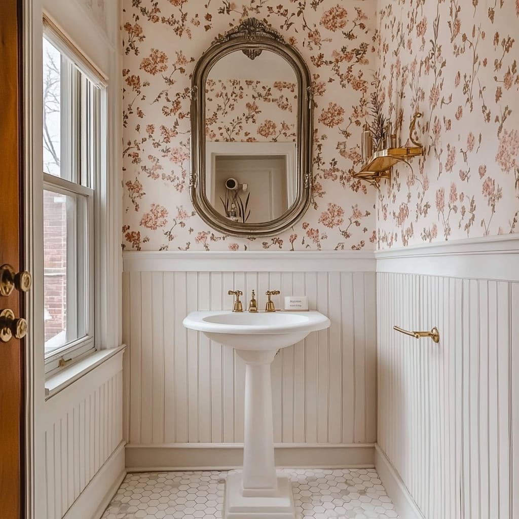 A classy bathroom in a historic Victorian row house blends vintage elegance with a fresh, minimalist twist.jpg