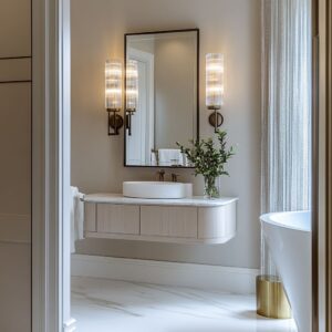 Why American Homes Love This Contemporary Bathroom Trend: A Fusion of Luxury, Simplicity, and Warmth