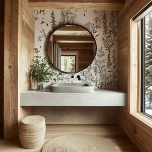 Fresh and Floral: Botanical Bathroom Ideas with Wallpaper You’ll Love