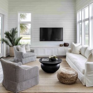 Easy Ways to Upgrade Your Living Room with Black and White Accent Chairs