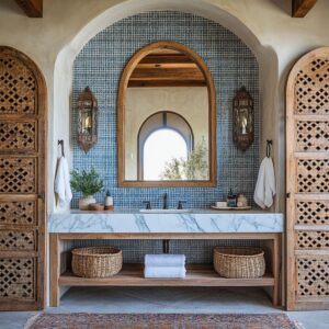 Charming Mediterranean Bathroom Ideas for American Homes: Modern Tuscan, Spanish, and Moroccan Styles