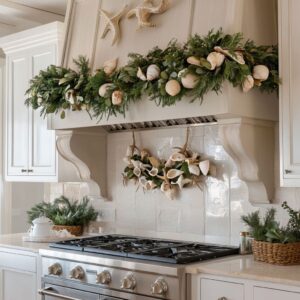 Quick & Stylish: 45 Easy Christmas Decorating Ideas for Above Kitchen Cupboards