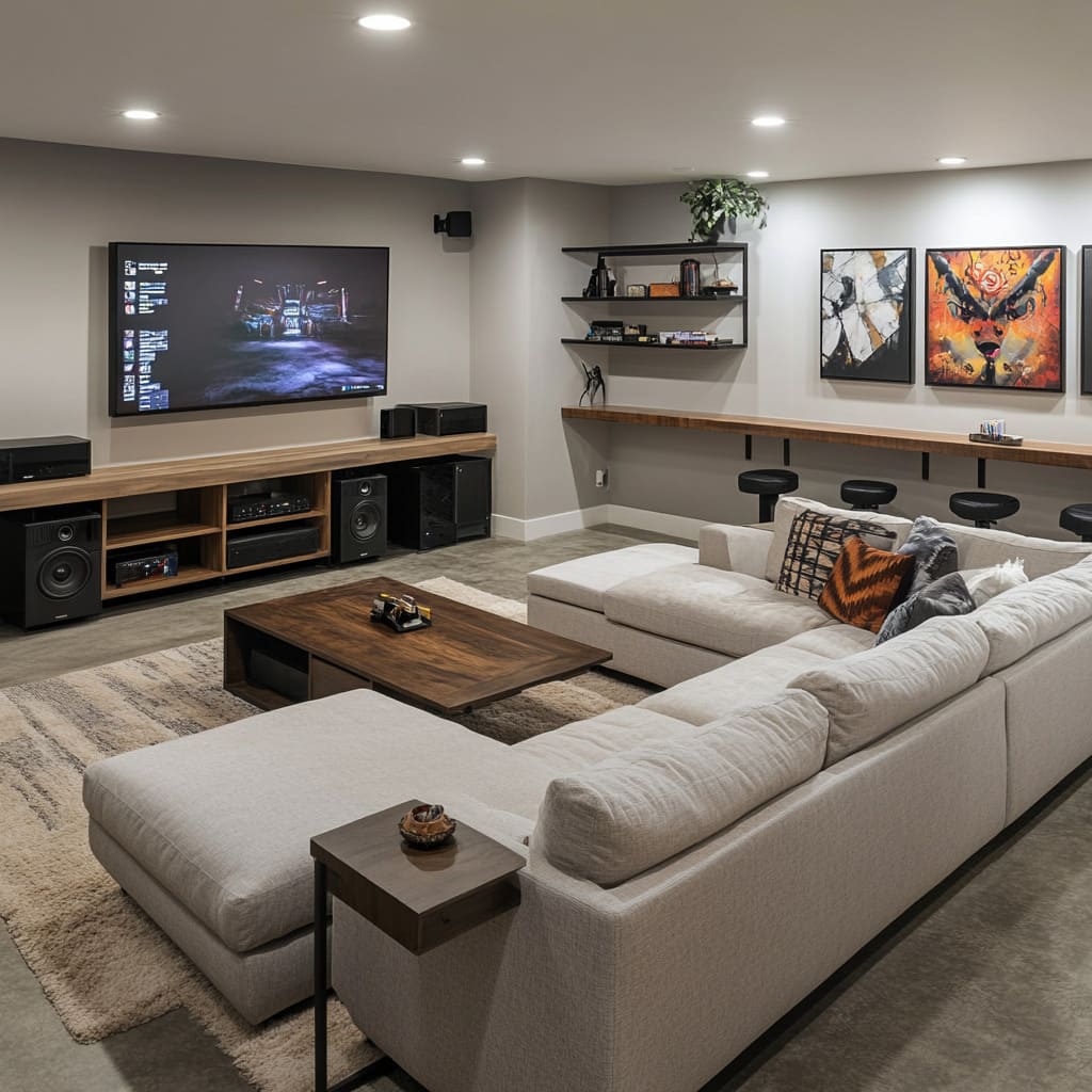 Finished Basement Ideas: Practical Tips for a Stylish and Functional Space